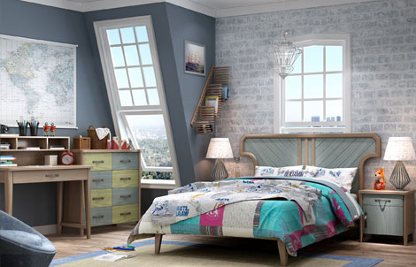 七彩人生—北欧木语-儿童家具