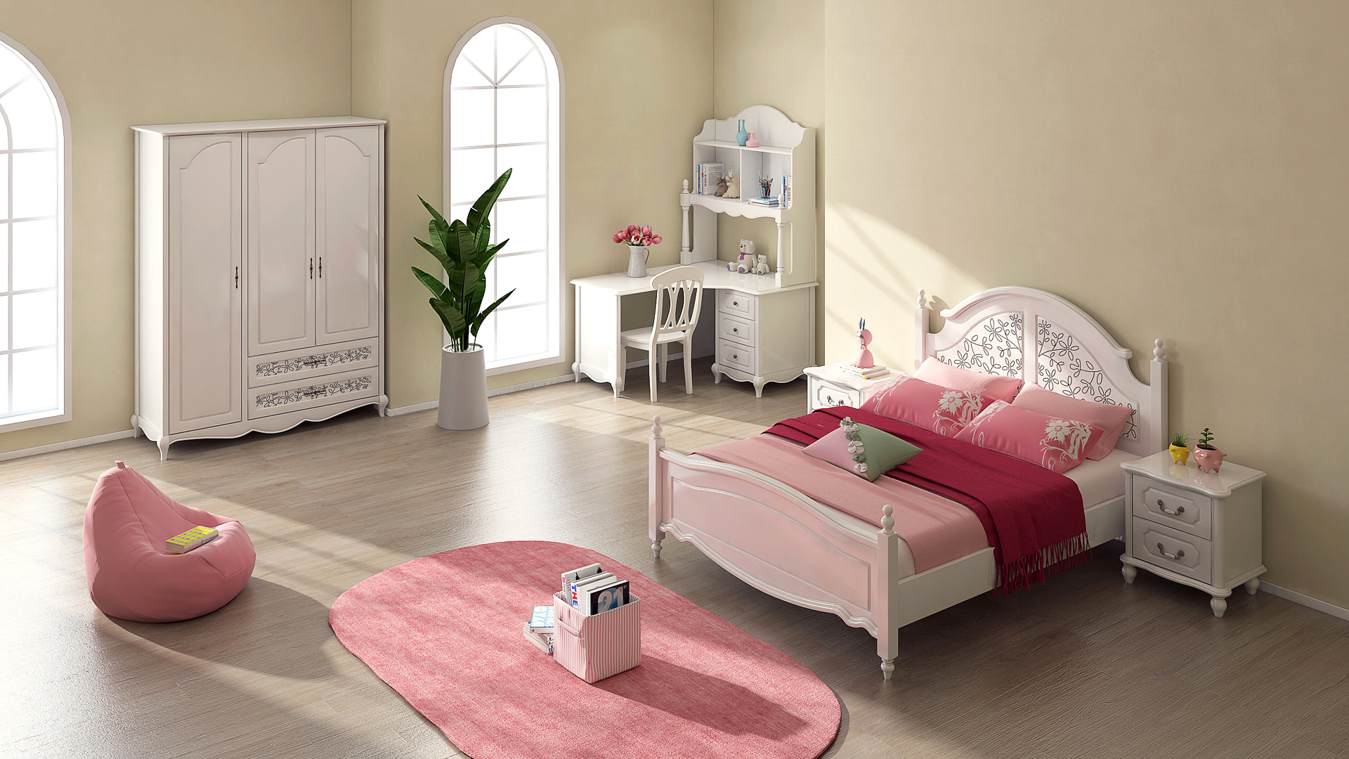 七彩城堡儿童家具