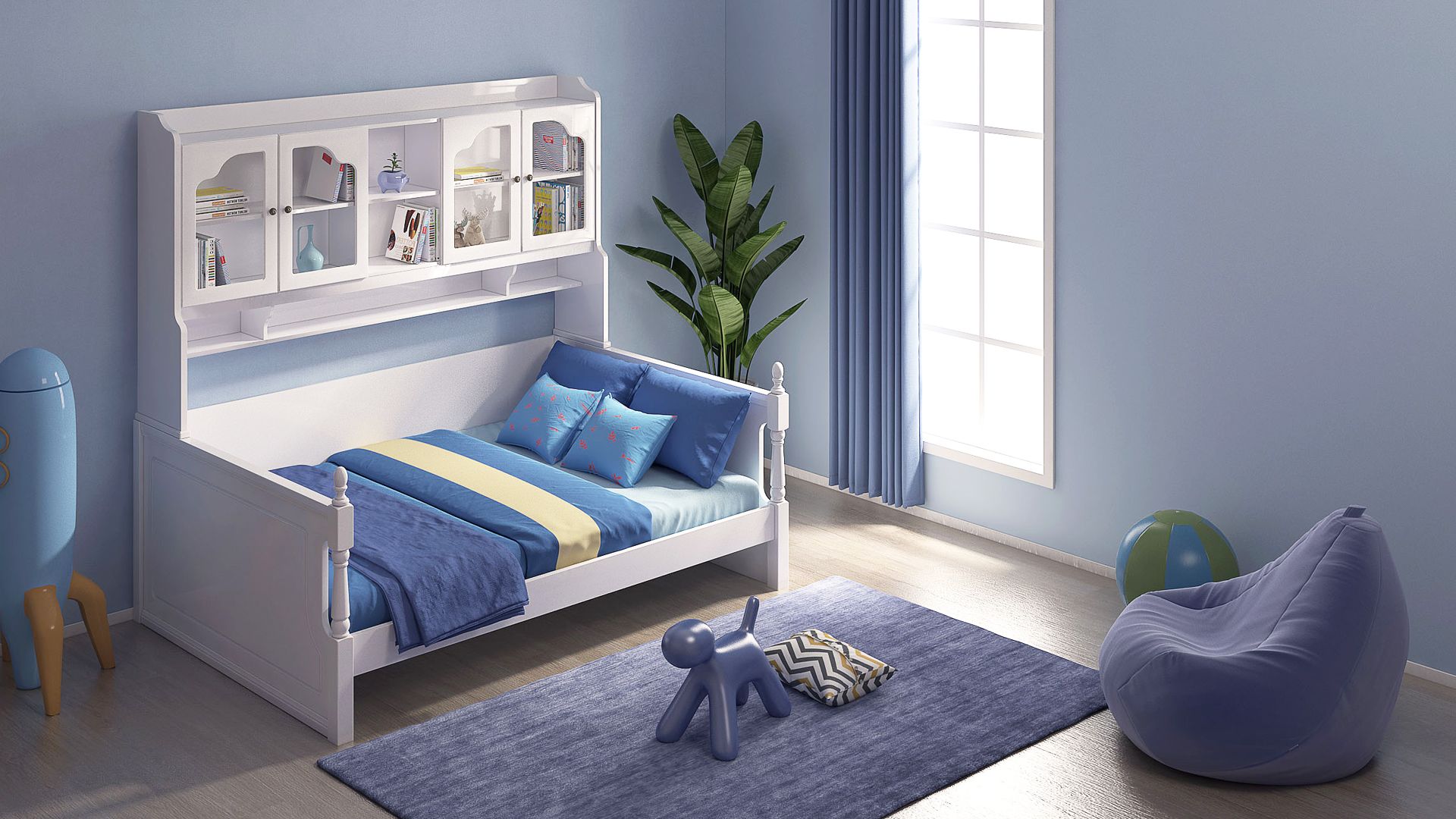 七彩城堡儿童家具