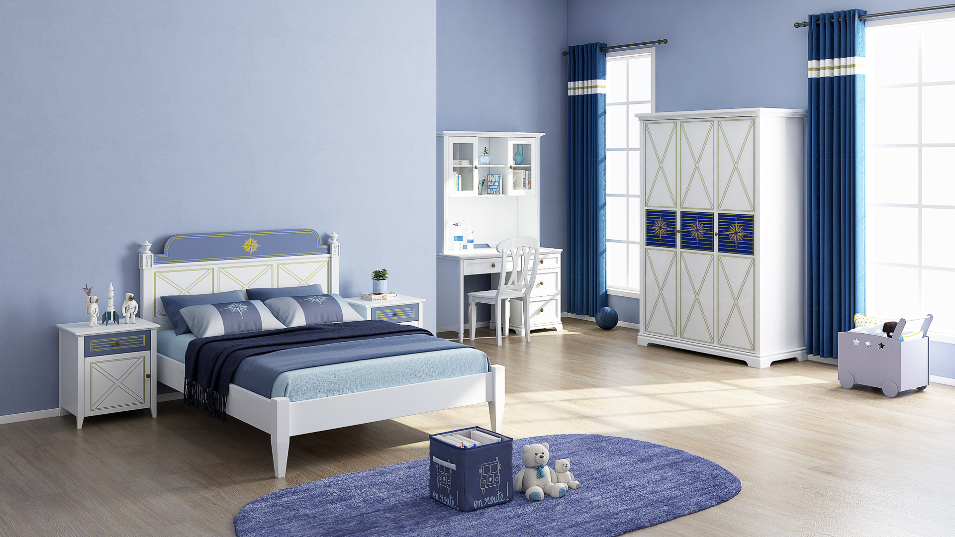 七彩城堡儿童家具